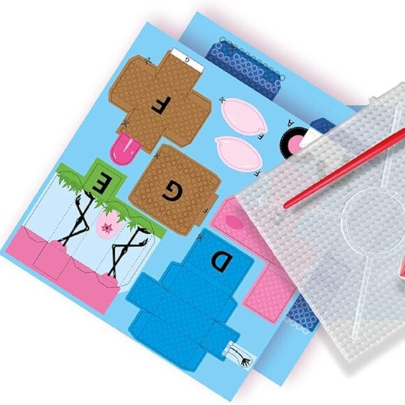 New in Box SES Iron on Beads Beedz 3D Animal Box 1800 Pcs w/Accessories Age 5+ - Picture 4 of 15